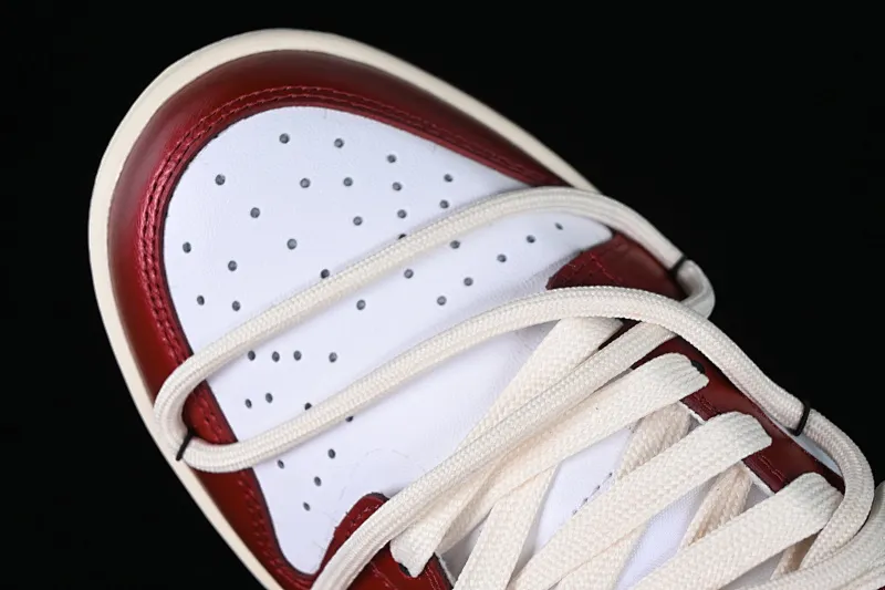 All Categories Nk SB Dunk Series Nk SB Dunk Low Low-top sneakers Nk Dunk Low PRM Red Wine Estate Old Retro Chicago Deconstruction SB Strap Low-top Casual Shoes FJ4555-100